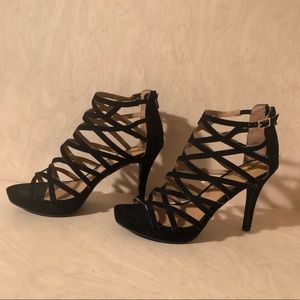 Strappy Black Heel